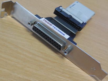 Slotblende Parallel Port Adapter Drucker LPT Parallel PC Computer 25-pin* pz684