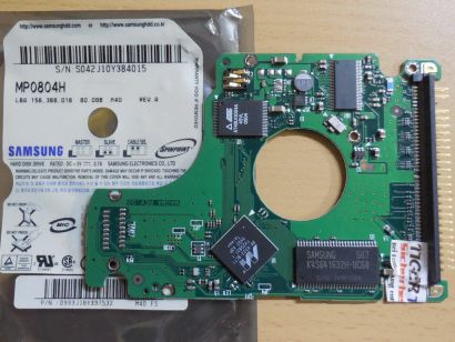 Samsung Spinpoint M40 MP0804H IDE 80GB PCB Controller Elektronik Platine* FE233