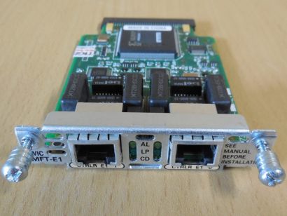 Cisco VWIC 2MFT-E1 73-3663-03 RevD0 2-Port Multiflex Trunk Voice WAN Karte*nw101