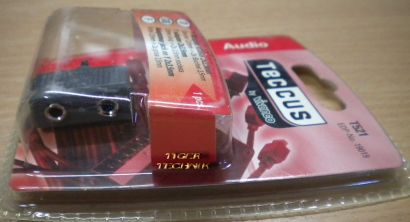 Teccus by Vivanco Audio Y Adapter Klinke Stecker 3,5mm - 2x Buchse 3,5mm* so58