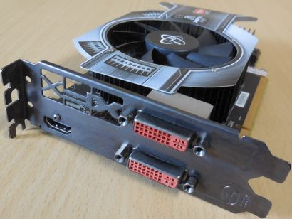 XFX HD-677X-ZHLC VG.2 AMD Radeon HD 6770 850M 1GB DDR5 PCIe 2.1 HDMI 2x DVI*g636