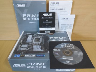 Asus Prime H610I-Plus D4 CSM ITX Mainboard Sockel LGA 1700 OVP neuwertig* m1106