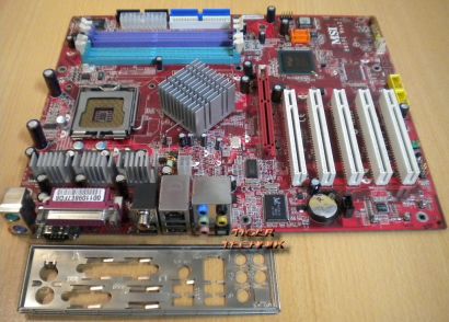 MSI MS-6728 Ver3 865PE Neo3-F LGA 775 AGP8x SATA ATX Mainboard+Blende* m417