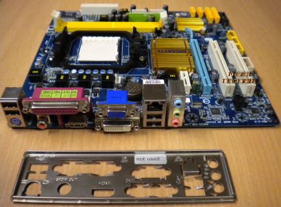 Gigabyte GA-MA74GM-S2H AMD AM2+ AM3 AMD Phenom™ II X6 ATX Mainboard* m158