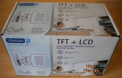 Vivanco TFT + LCD Wandhalterung bis max. 32 entspricht 81cm bei 25Kg *so247