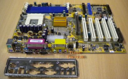 ECS Elitegroup K7S6A Rev. 1.0 Mainboard Sockel 462 AGP PCI CNR + Blende* m264