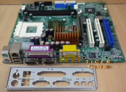 MSI MS-6382E Ver. 3 Mainboard Sockel 462 AGP PCI 2x Seriell LAN + Blende* m310