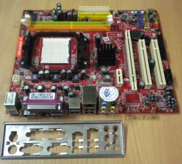 MSI K9N6SGM-V Mainboard MS-7309 Ver. 1.0 So. AM2+ PCI-E x16 + Blende* m353