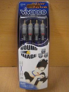 Vivanco SIRR 2201 Sound & Image Audio Verbindung 2x Cinch - 2x Cinch 1,5m *so182