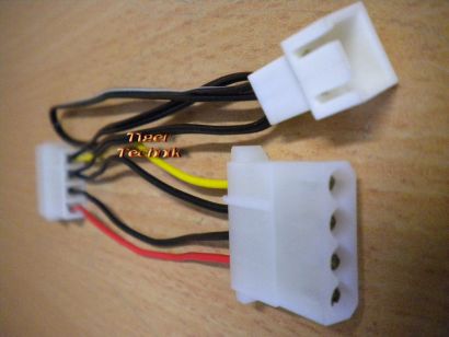 PC-Lüfter-Adapterkabel, Mini Molex Kühler Stromanschluss, Gehäusekühler* pz705