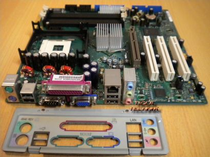 FSC Fujitsu D1561-C23-GS1 Intel So 478 AGP VGA SATA PCI Mainboard+Blende* m421