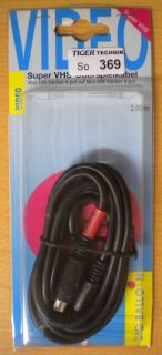 BigBalloon S-VHS SVHS Kabel 2m 4-pol Mini-DIN-St.- 4-pol Mini-DIN-St. *so369