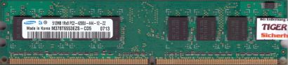 Samsung M378T6553EZS-CD5 PC2-4200 512MB DDR2 533MHz Arbeitsspeicher RAM* r44