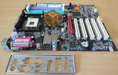 MSI MS-6728 Ver2 865PE Neo2-P Mainboard +Blende Sockel 478 AGP 8X SATA DDR* m492