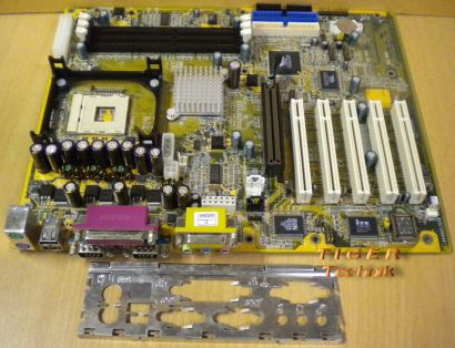 Shuttle AV45GT GTR V 2.2 Mainboard +Blende Sockel 478 AGP 4X Audio USB2.0* m587