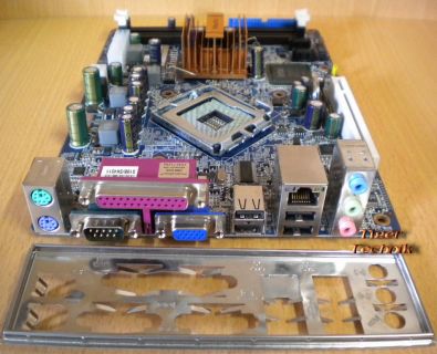 Shuttle KPC K45 Mainboard FM10(S5140) V1.0 + Blende Sockel 775 DDR2 SATA* m609