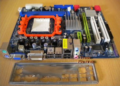 ASRock M3A785GM-LE 128M Rev1.01 Mainboard +Blende Sockel AM3 VGA LAN Audio* m621