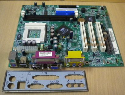 MSI MS-6368 Ver5 Mainboard +Blende Sockel 370 Tualatin VGA Audio PCI SD-RAM*m631