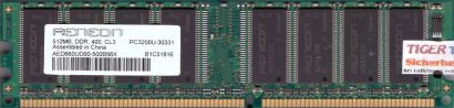 Aeneon AED660UD00-500B98X PC-3200 512MB DDR1 400MHz Arbeitsspeicher DDR RAM*r116