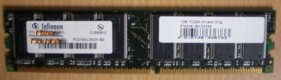 Infineon HYB25D256800BT-5 PC3200 512MB DDR1 400MHz Arbeitsspeicher* r123