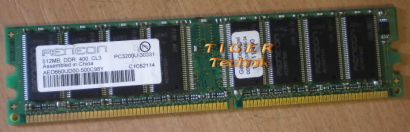 Aeneon AED660UD00-500C88X PC3200U-30331 CL3 0 512MB DDR1 400MHz RAM* r210
