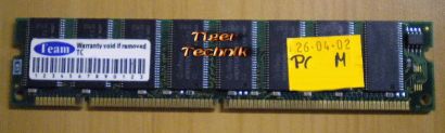 Team TG256M97418375DMRC PC133 256MB SDRAM 133MHz RAM* r307