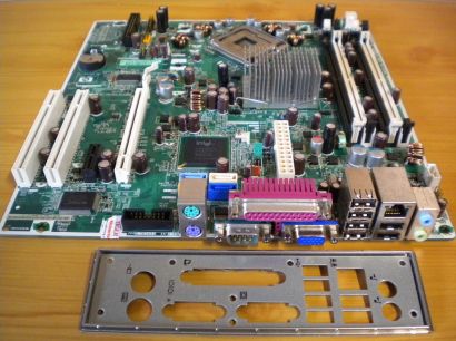 HP 404794-001 404166-001 Rev0A Mainboard +Blende Sockel 775 DDR2 Intel 963Q*m653