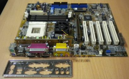 Asus A7V133 rev. 1.05 mit Blende Sockel 462 IDE-RAID mit Sound * m60