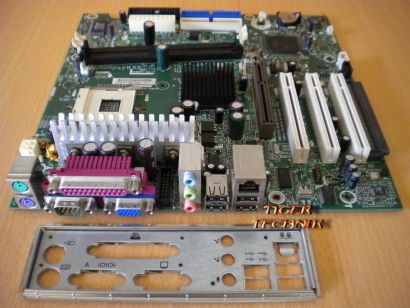 HP Compaq D510 Mainboard 283983-001 261981-001 + Blende Sockel 478 * m70