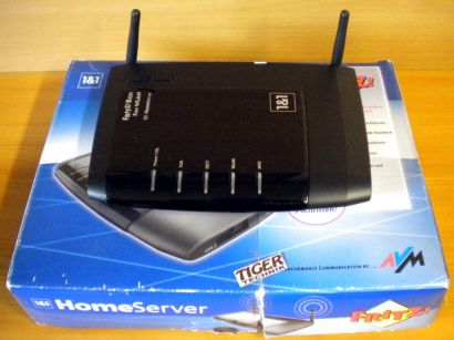 Fritz!Box Fon WLAN 7240 Router Schwarz ADSL ADSL2+ 4-ports VOIP USB* nw479