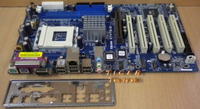 ASRock K7VT6-C Rev 2.01 Mainboard +Blende Sockel A 462 AGP LAN Audio USB2.0*m705