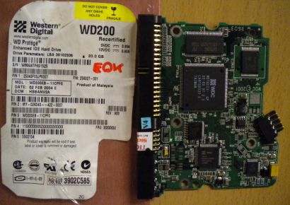 Western Digital WD200EB-11CPF0 IDE 20 GB PCB Controller Elektronik Platine* fe90