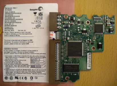 Seagate Barracuda ST340014A IDE 40GB PCB Controller Elektronik Platine* fe173