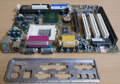 Chaintech 6AIA2 -C100N Mainboard +Blende PGA 370 VIA Pro ISA AGP Audio* m726