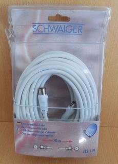 Schwaiger FLS 119 SAT Antennen Kabel Receiver Anschlusskabel 10m F Stecker*so654