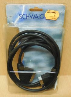 Schwaiger FLV 112 2m SCART Kabel für Video TV DVD 21-pol Verbindungskabel* so683