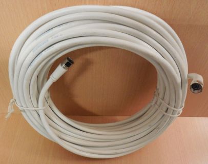 Schwaiger SAT Kabel Antennenkabel weiß 15m F-Stecker F-Stecker* so692