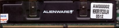 Alienware MEMDDR512PC3200LLAW PC-3200 512MB DDR1 400MHz Arbeitsspeicher RAM*r463