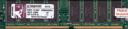 Kingston KVR400X64C3A/512 PC-3200 512MB DDR1 400MHz 99U5216-037 A00LF RAM* r471