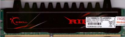 G.SKILL RIPJAWS 4GB Kit 2x2GB F3-10666CL7D-4GBRH PC3-10666 DDR3 1333MHz RAM*r550