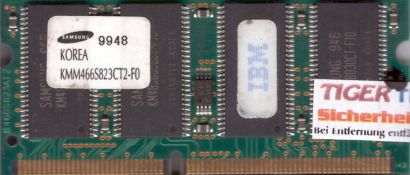 Samsung KMM466S823CT2-F0 PC66 64MB SDRAM 66MHz SODIMM SD Arbeitsspeicher* lr26