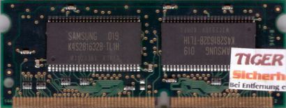 Samsung M464S0924BT1-L1H PC100 64MB SDRAM 100MHz SODIMM Arbeitsspeicher* lr80