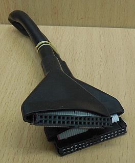 Floppy Rundkabel Air Flow Rund Kabel schwarz 35cm Diskettenlaufwerk* pz736