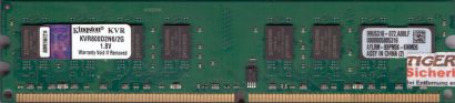 Kingston KVR800D2N6 2G PC2-6400 2GB DDR2 800MHz 99U5316-072 A00LF RAM* r694