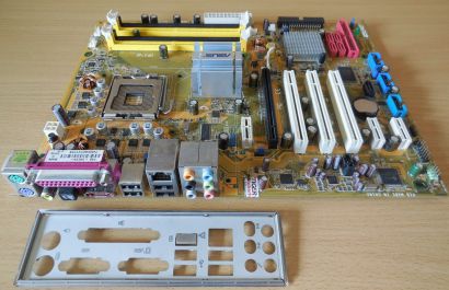 Asus P5B Rev 1.04G Mainboard +Blende Sockel 775 Intel P965 DDR2 SATA2 IDE* m924