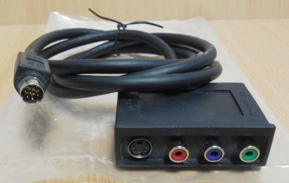 nVidia 5522A001-001-LF Rev E Vivo Adapter RGB S VHS Video Composite Kabel* pz793