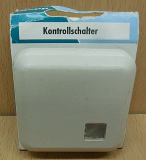 Kopp Ambiente creme weiß Kontrollschalter 6846.7107.5 Unterputz beleuchtet*so850