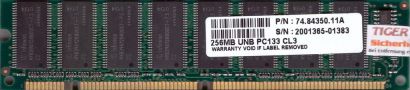 Apacer 74.84350.11A PC133 256MB SD RAM 133MHz CL3 Arbeitsspeicher SDRAM* r721