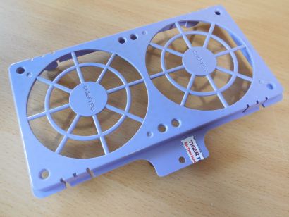 Chieftec Gehäuse Käfig Halterung Rahmen Caddy für 2x 92 mm FAN Lüfter Lila*pz856