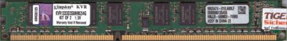 Kingston KVR1333D3S8N9K2 4G PC3-10600 2GB DDR3 1333MHz 99U5474-010A00LF RAM*r949